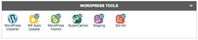 Wordpress Install Button